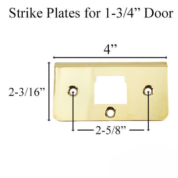 SET OF 3 STRIKE PLATES